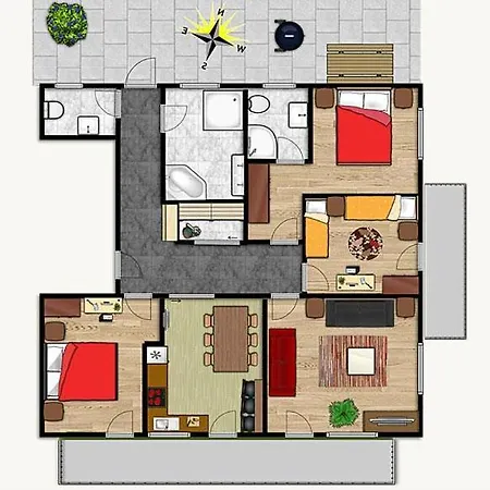 Natural A アパート ゲルロスベルク